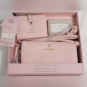 Nanette Lepore Blush Crossbody Bag Set